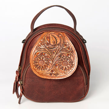 American Darling Backpack Hand Tooled Genuine Leather Women Bag Western Handbag Purse